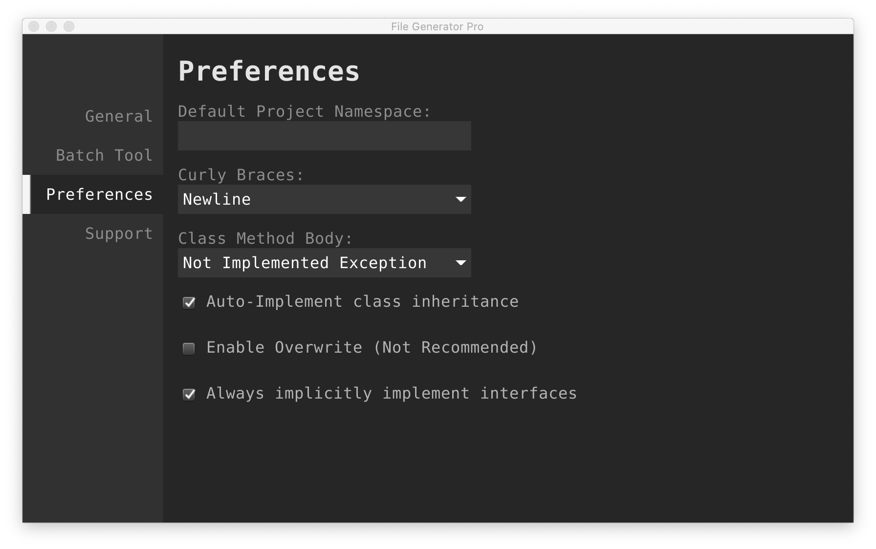 Preferences Image